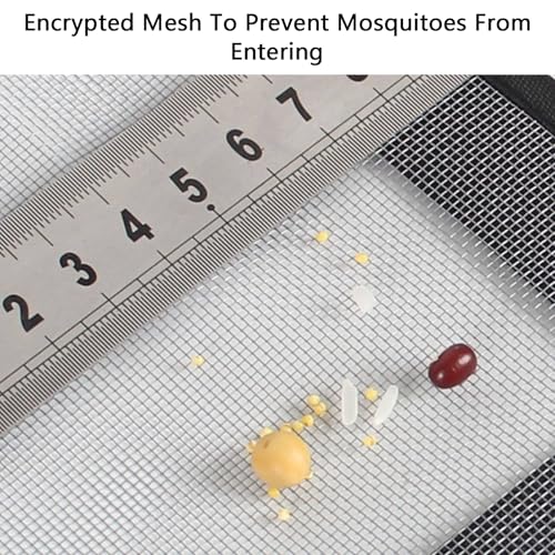 Mosquitera autoadhesiva de malla multicolor 160x180 cm para proteger tu hogar 3