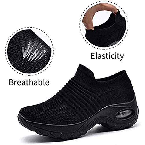 Super Soft Women’s Walking Shoes Ladies Soft Comfy Sole Sneakers Sock Shoes3