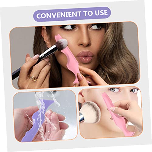 2pcs Plantillas para Cejas y Herramientas de Maquillaje de Silicona miniatura 3
