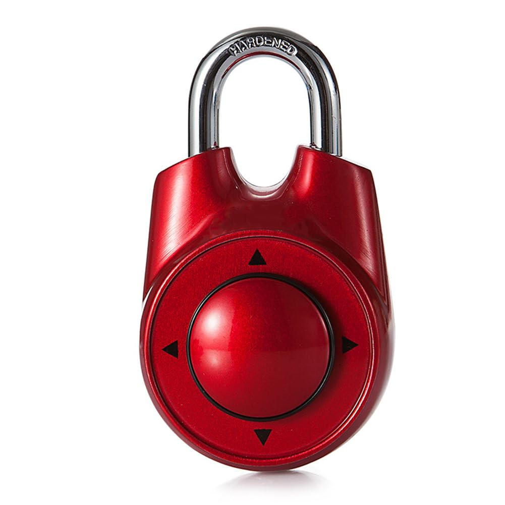 Lucchetto per armadietto con combinazione, Lucchetto codificato per bagagli, Lucchetto con password direzionale a combinazione portatile, Serratura per armadietto di sicurezza per palestra scuola B