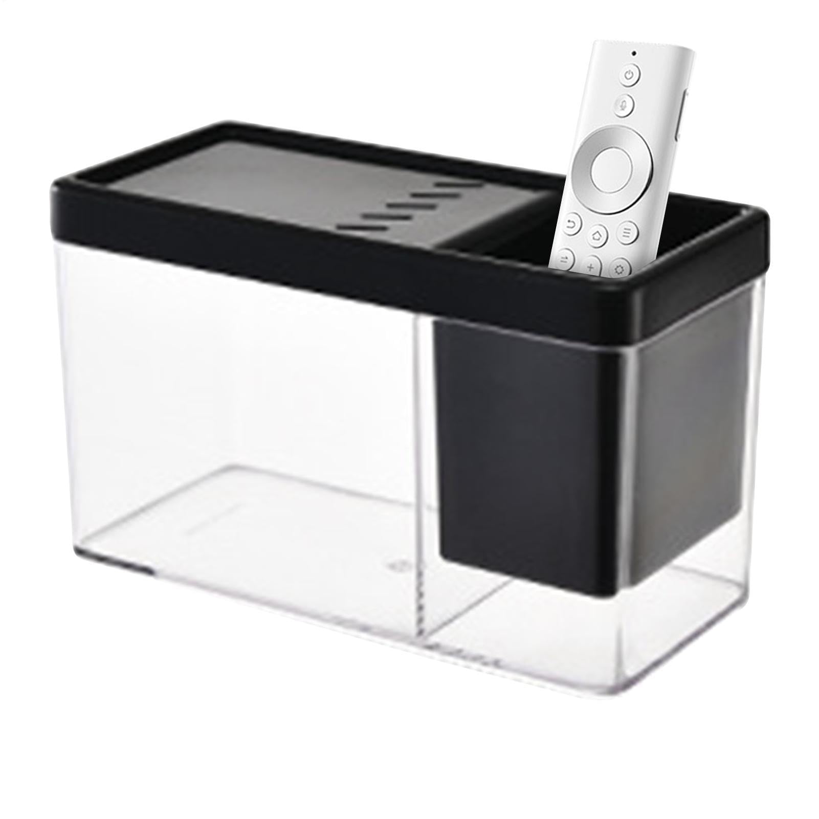 Small Fish Tank, Transparent Mini Aquarium for Desktop, Decorative Small Aquarium, Tiny Crab Habitat, Home Office Decor for Sea Monkeys, Shrimp, Snails, Betta Fish