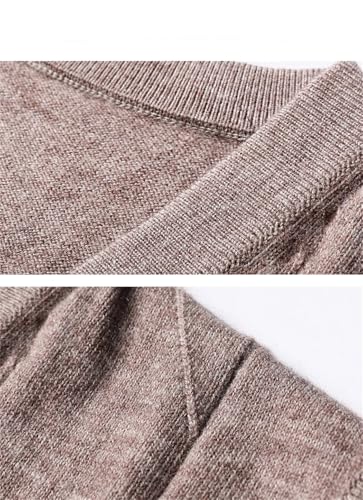 Men's Spring Slim Fit Vest Knit Pullover Sleeveless Casual Thick Warm Pullover Sweater Tops 5