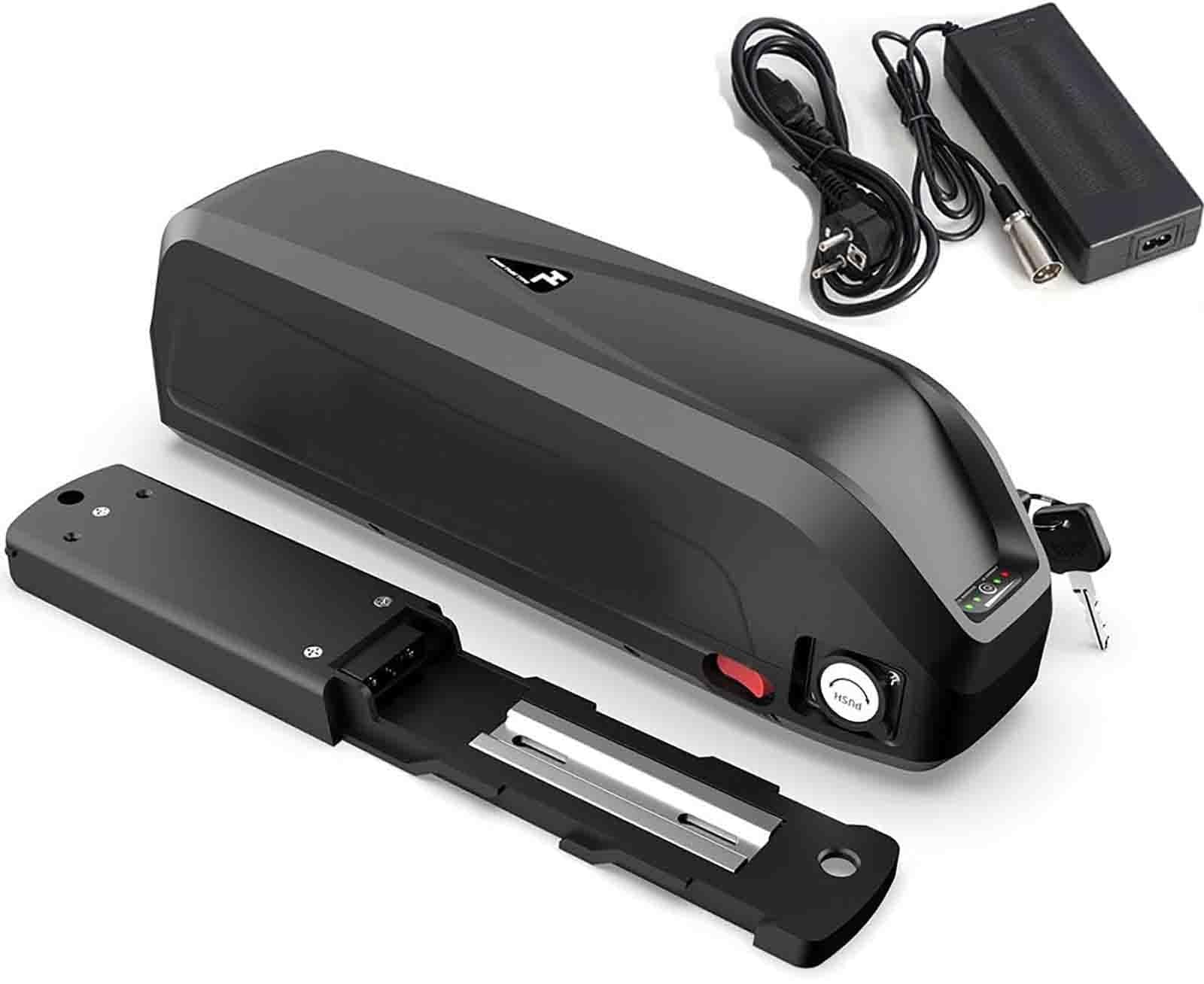 Ebike Akku 48V 20AH Eingebaute Elektrofahrrad Batterie 48V 20AH eingebauter BMS mit Ladegerät 48V 20000MAH Fahrrad-Batterien für 1000W 750W 500W 350W 200W Motor
