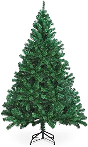 Árbol de Navidad artificial WQHPLMD para decoración navideña con soporte