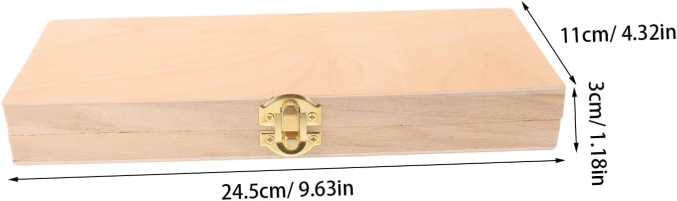 KICHOUSE Hydrometer Wooden Organizer Case with Foam Insert, 2pcs Brewing Storage Box for Wine and Beer Glass Protection in Homebrew Testing