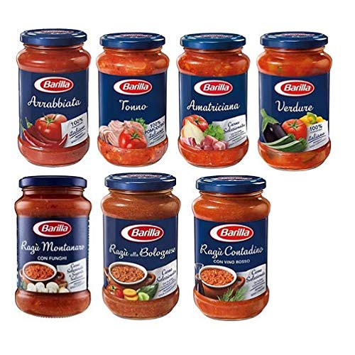 Barilla - Paquete de prueba para pasta (salsa de tomate, 7 x 400 g)