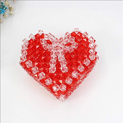 Preisvergleich Produktbild MASIYU Handgemachte Perlen lieben Schmuckschatulle fertigen Schmuck Schmuck Mädchen Geschenk
