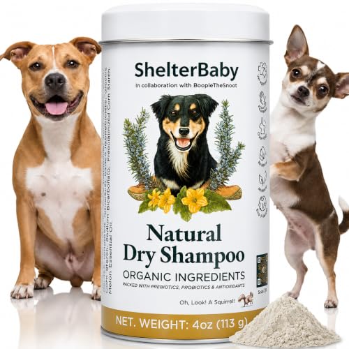 Dry Shampoo for Dogs &ndash; Antifungal Itchy Skin & Hot Spot Relief, Yeast Infection & Paw Licking...