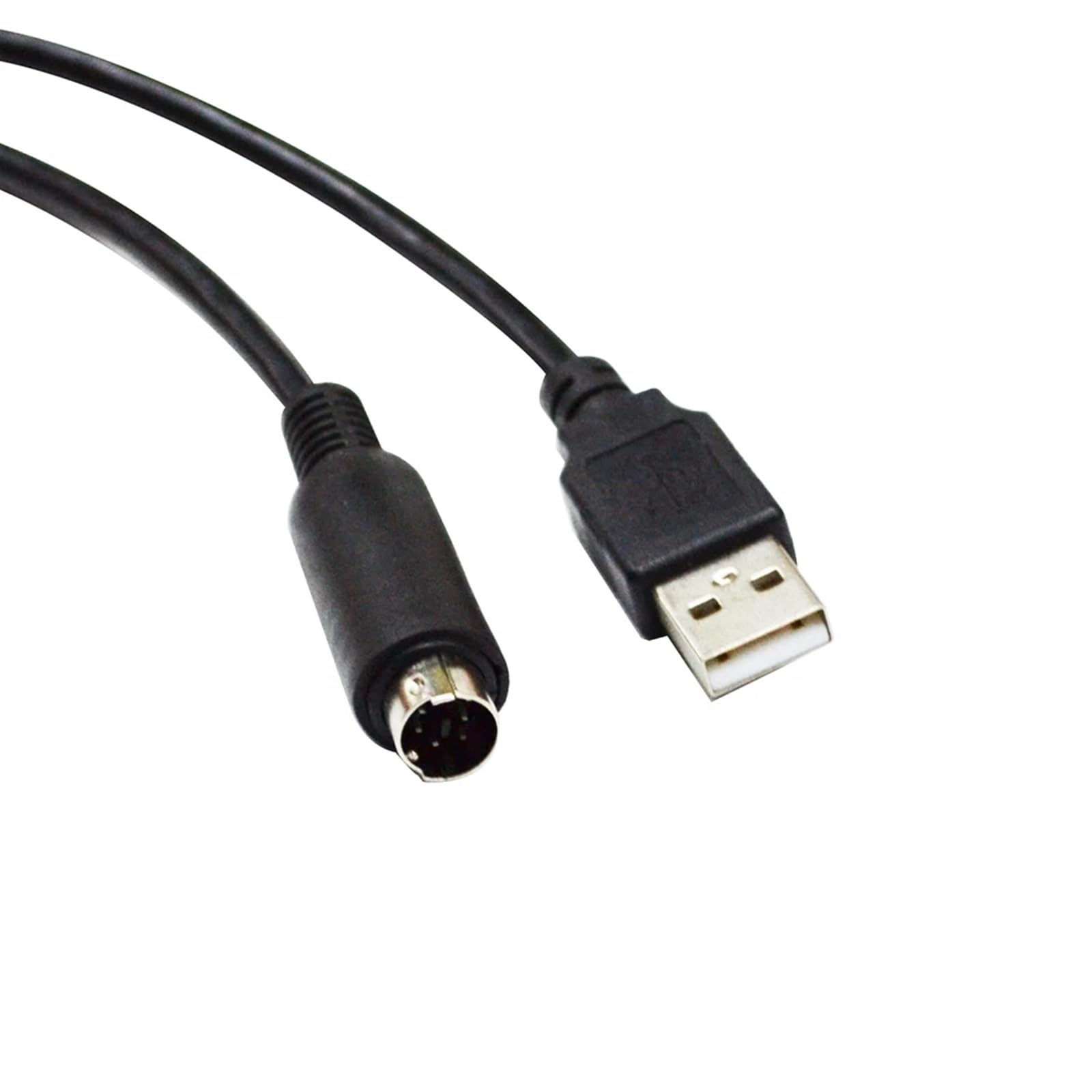 Adattatore da USB A 2.0 A Mini DIN 7 Pin Maschio I/O Tastiera Midi Cavo Estensione Dati PC(5m)