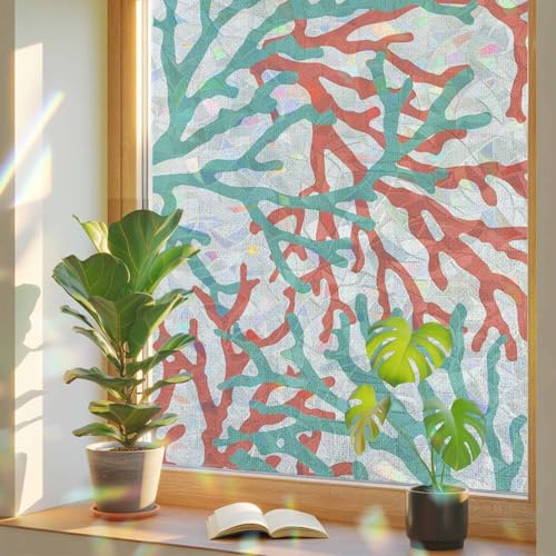 Vinilo Decorativo Rainbow Window Privacy Film 19.6x39.3 miniatura 1