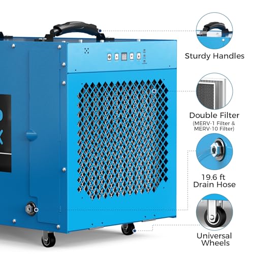 Image of ALORAIR 235 Pints Dehumidifier with Pump and Drain Hose for Crawl Space