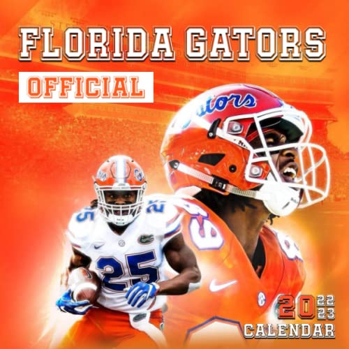 Florida Gators Football Calendar 2022: OFFICIAL SPORT Calendar 2022 â€“ 18 months â€“ BIG SIZE 17"x11". Florida Gators Football Planner for all fans kids boys. Kalendar calendario calendrier 18 monthy.