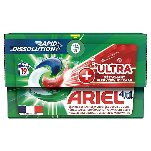 Ariel 4in1 pods ultra détachant en capsules x19 lavages - vue 2