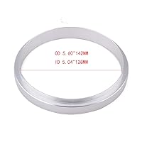 Vista 2 de Espaciador de limpiador de aire de aluminio BARTOO de 1/2 pulgada para apertura de carburador de 5-1/8 pulgadas para Edelbrock Holley Demon Riser