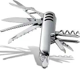 Canivete Suiço Multifuncional Inox 10 em 1 Portátil Dobrável Ferramenta Camping Pesca Viagem Sobrevivência Corte Abridor Tesoura Chave Phillips Saca Rolhas Serra Compacto (1)