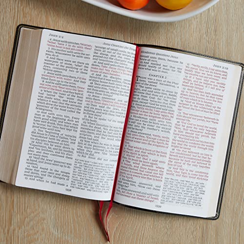 Image of KJV Holy Bible: Super Giant Print with 43,000 Cross References, Deluxe Burgundy Leathersoft, Red Letter, Comfort Print: King James Version