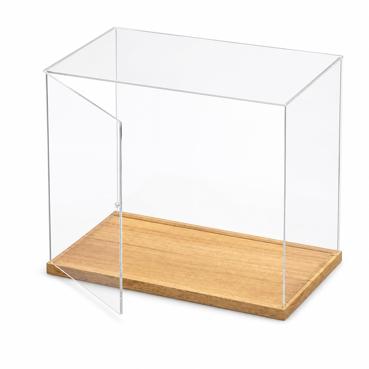 Vetrinetta Espositiva Modelli Acrilico , 50cm x 20cm x 25cm | acrilico e legno - modelli - 12mm - impilabile - porta singola o doppia modelli - per