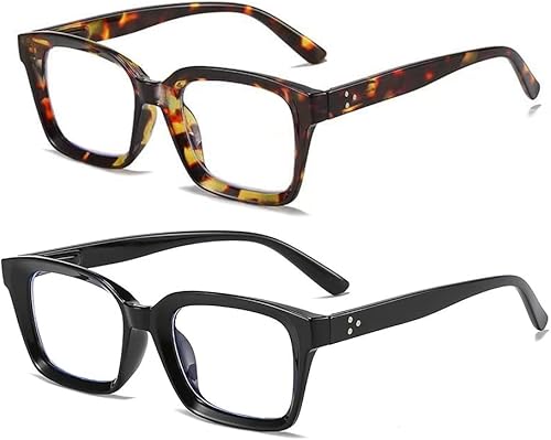 CVVTSPE Gafas de lectura cuadradas con bisagra de resorte retro para mujer con bloqueo de luz azul para computadora y hombres disponible en Yaxa Colombia