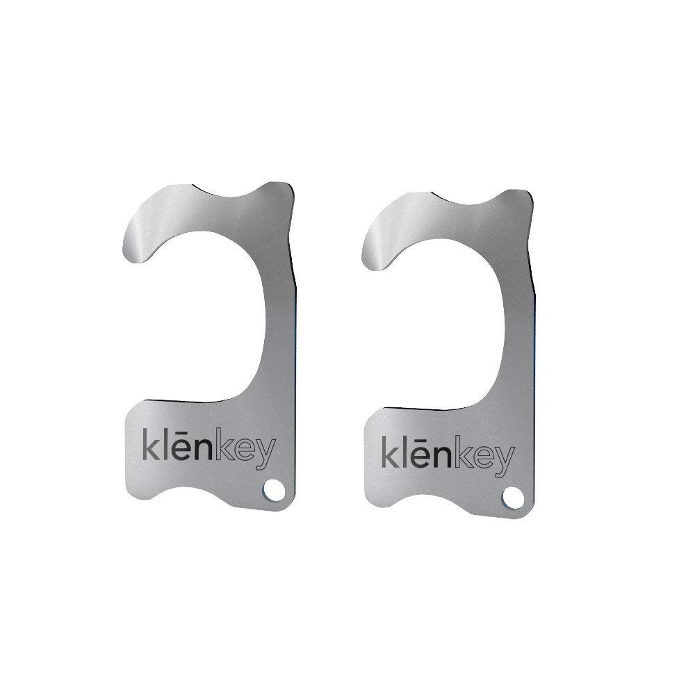 klēnkey - No Touch Door Opener Tool, Hands Free Hook + Button Pusher | USA Made