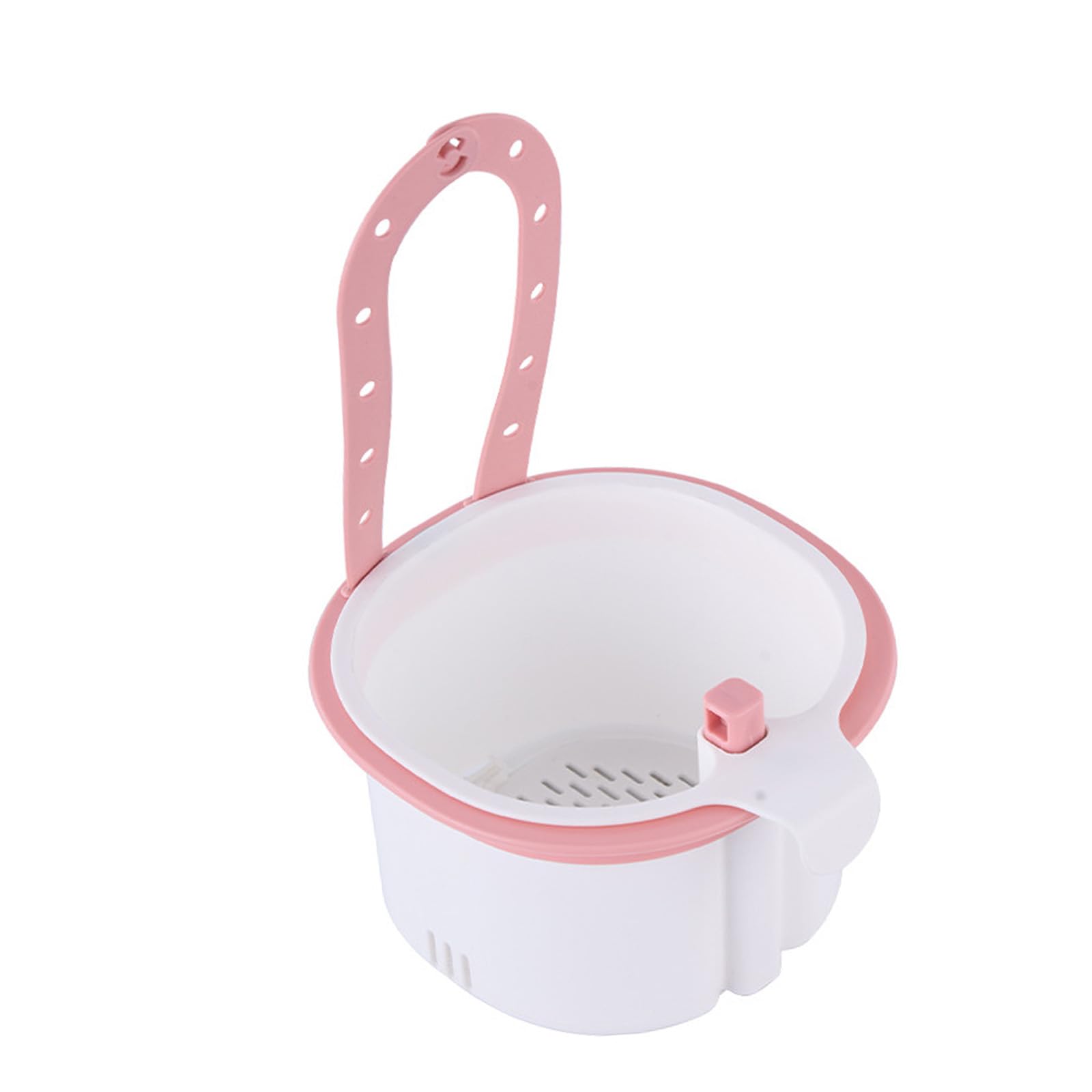 WGBOSMG Multipurpose Sink Mounted Strainer Basket with Tilted Side for Efficient Draining of Food Fruits and Vegetable Residues Kitchen Sink Accessories