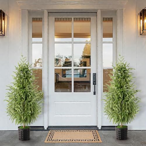 2 Pack 3FT Artificial Norfolk Pine Tree DROPS TO - image 8