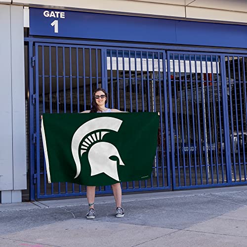 image for Rico Industries NCAA Single Sided Banner Flag with Grommets Michigan S