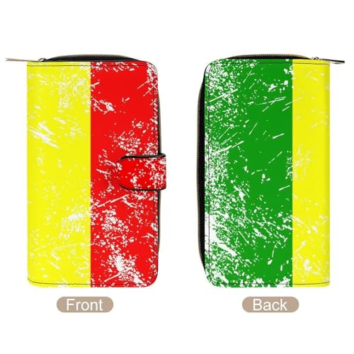 Mali Vintage Flag Long Wallet for Women Men Purses Coin Pouch Credit Card Holder Organizer3