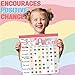 Reward Chart for Kids – Unicorn Magnetic Kids Behavior Chart, Pad with 26 Chore Charts, 1920 Star Stickers, 49 Incentive Stickers, Responsibility Chart for Kids Girls Toddlers - Kids Chore Chart