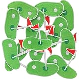 GYGYL 12 Pieces Golf Iron Patches - Green Grass Course Embroidered Patches for Clothes, Jacket, Hat, Socks, Jeans