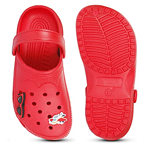 Image of MOZAFIA CHIKU Super Lightweight Cushioned Footbed EVA Sole Pull ON Washable Clogs for Kids