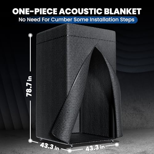 image for RDCMKL XL Portable Recording Booth, Complete Home Recording Studio Sou