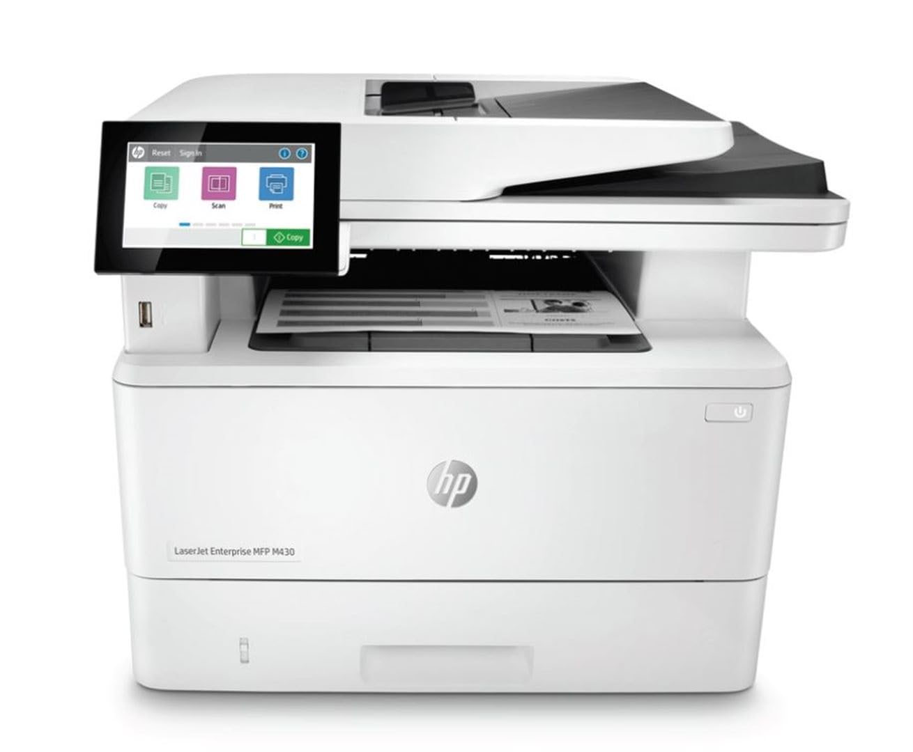 LaserJet Enterprise M430f Multifunction Printer, Black & White, Business Printer, Print, Copy, Scan & Ship by f