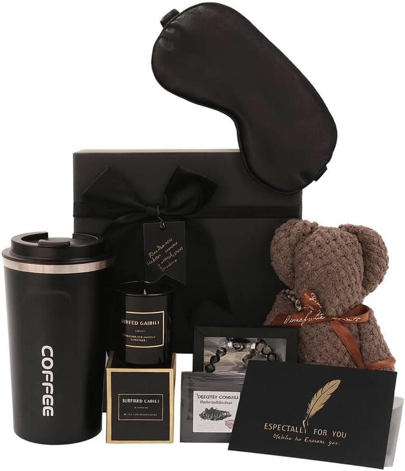 Birthday Gift for Him – Luxury 7-Piece Men’s Gift Box – Perfect for Husband, Boyfriend, Dad – Christmas, Valentine’s Day, Anniversary, Father’s Day, Thank You – Ready to Give