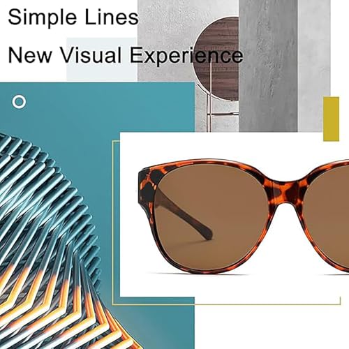 Belladora Fit over Sunglasses– HD Polarized UV400, Oversized Fashion Shades for Outdoor & Everyday Wear3