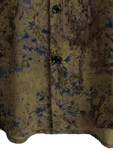 Image of JOTOOK Mens Hawaiian Shirt Short Sleeve Button Down Tropical Shirts Casual Floral Summer Beach Shirt