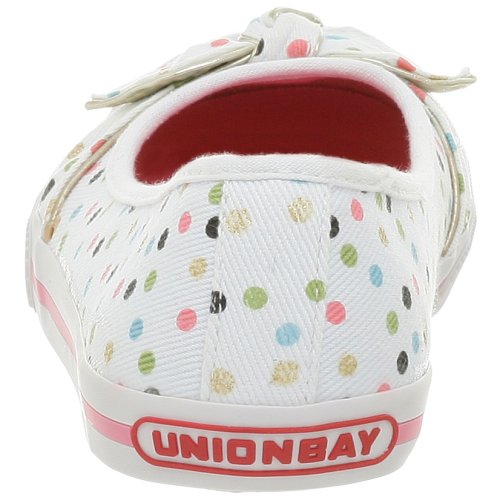 UNIONBAY Little Kid/Big Kid Alison-g-I Bow Flat,White,12.5 M US Little Kid3