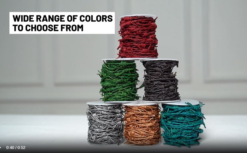 Amazon.com: Artificial Barbed Wire Ribbon Trim Real Leather Cord