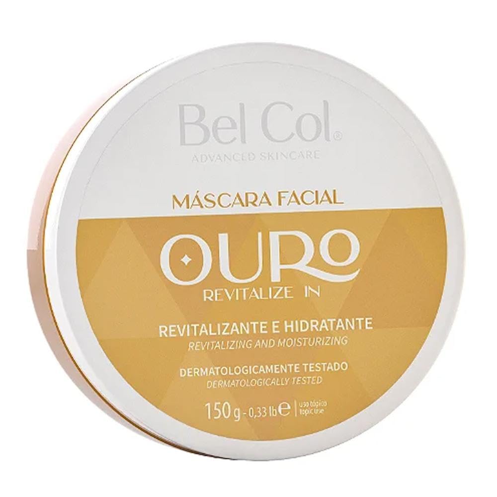 Mascara Colageno Ouro Hidratante Revitalize In 150g Bel Col