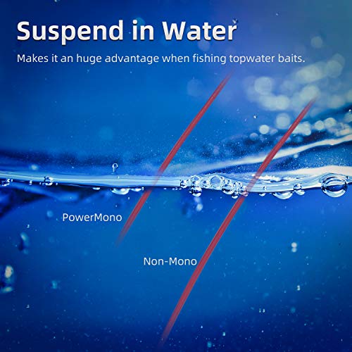 RUNCL PowerMono Fishing Line, Monofilament Fishing Line - Ultimate Strength, Shock Absorber, Suspend in Water, Knot Friendly - Mono Fishing Line (Brown, 25LB(11.3kgs), 300yds) - image 4