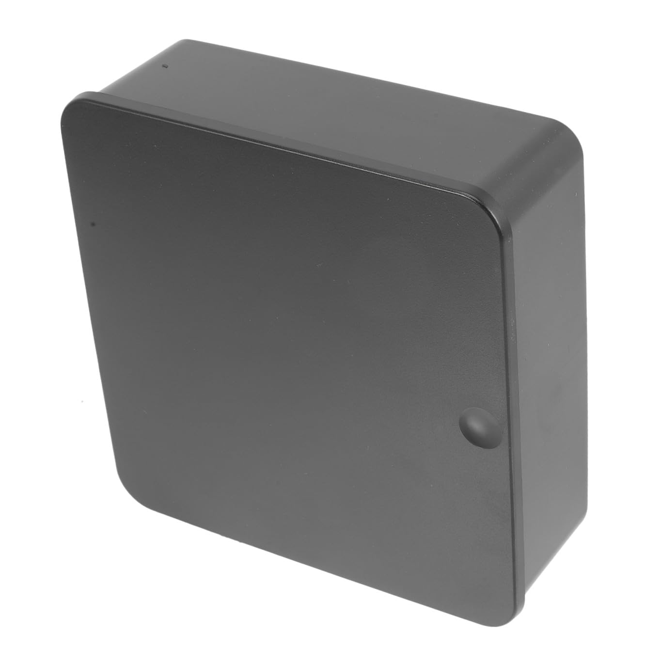 Boîte à Clé Magnétique Murale en Plastique Noir, Porte-clés Moderne pour Organiser L'entrée, Rangement sans Perçage Crochet Magnétique Élégant