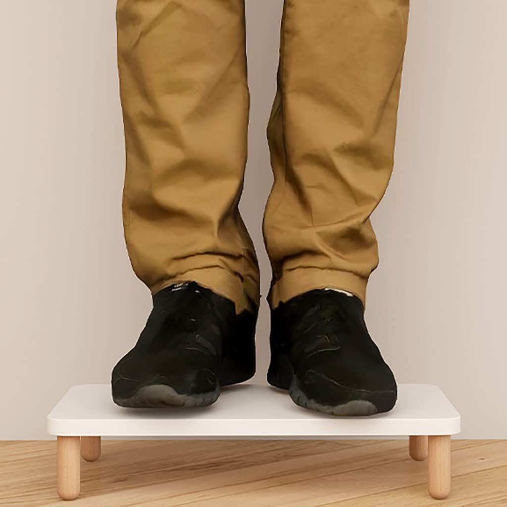 PC-Halterung aus Holz, einfache Installation, 25 kg Kapazität, Schreibtischzubehör, Monitorrahmen, stabile Computermöbel für Zuhause/Büro