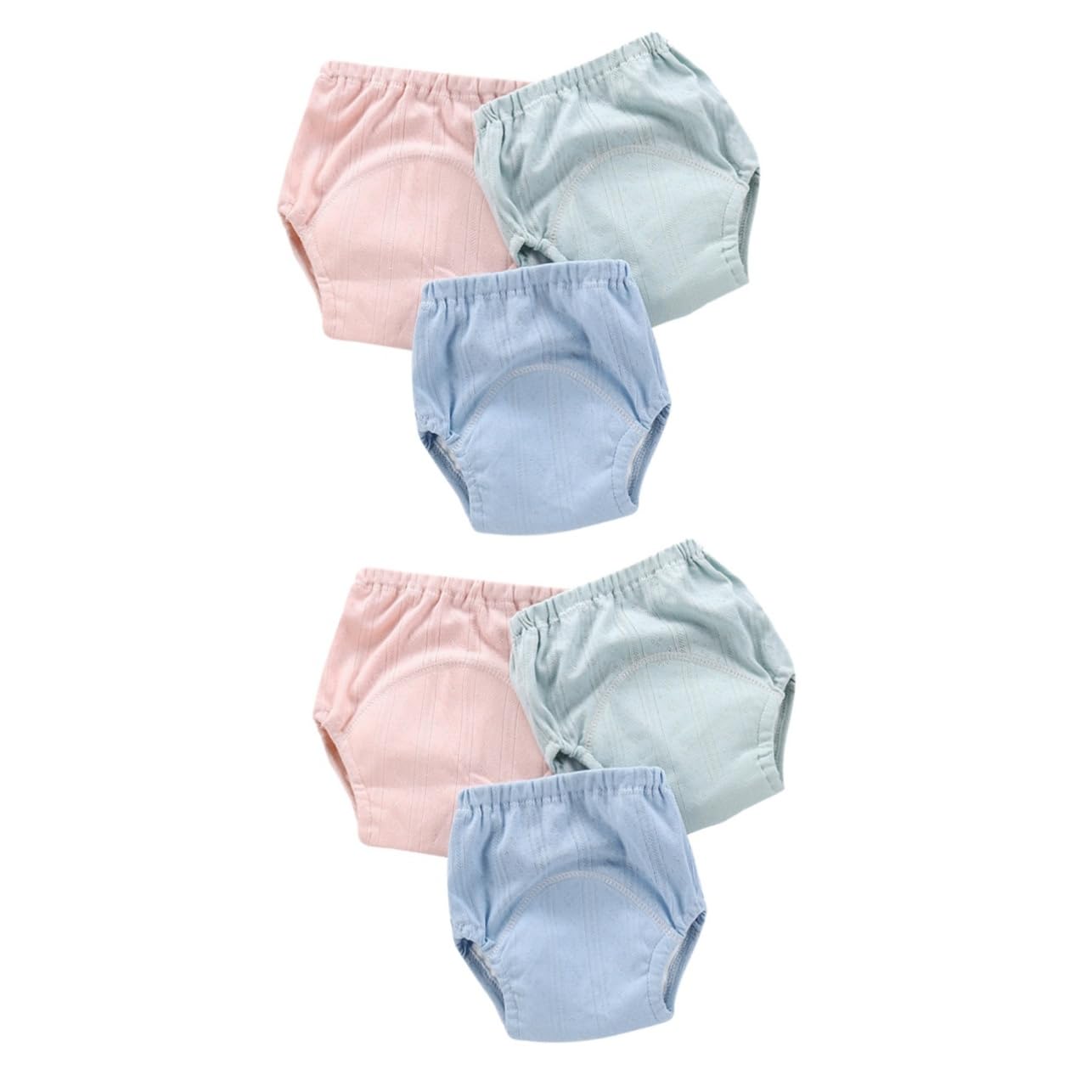 6stücke Pack Töpfchen Training Pants Lagige Wasserdichte Wiederverwendbare Unterwäsche Aus Gemischten Farben Für Kleinkinder