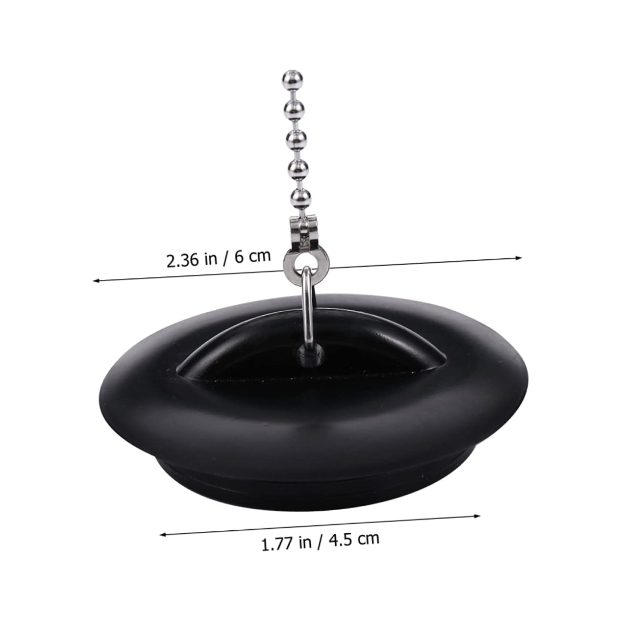 Zerodeko 12stücke Wasserstopfen Mit Kette Für Badewanne Und Waschbecken Dicht Und Leicht Zu Reinigen Für Küche Bad Und Wäsche