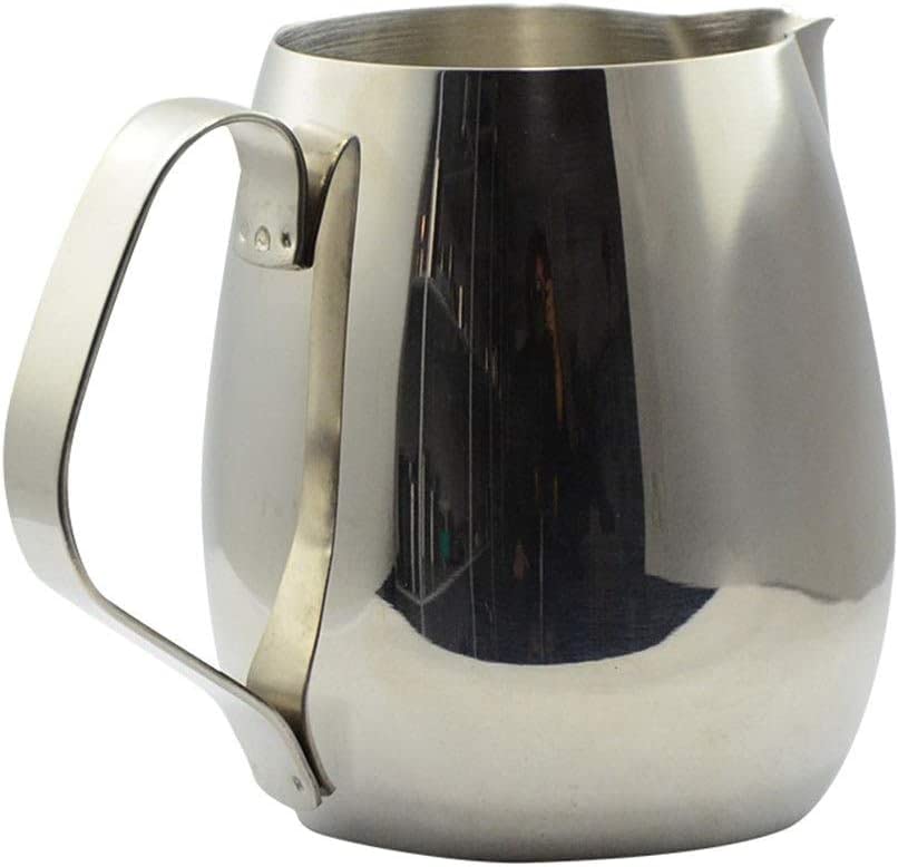Jarra medidora de Acero Inoxidable, Jarra for espumar Leche for cafetera, Taza de Acero Inoxidable, Jarra for Hacer Vapor