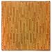 Tadpoles Soft EVA Foam 9 Piece Playmat Set, Wood Print, Natural Wood, 38"x38"