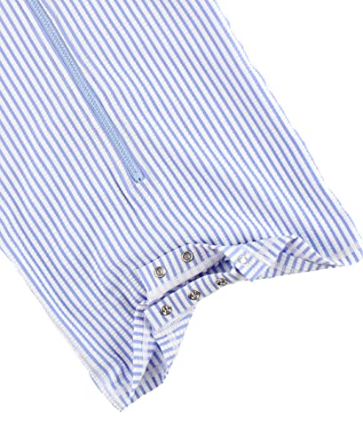 RUGGEDBUTTS Baby/Toddler Boy Swimsuit, One Piece Zipper Rash Guard Sunsuit with UPF 50+ Sun Protection3