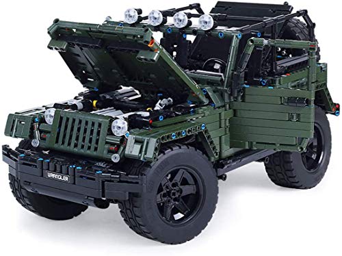 LAKIOMZ Technic Offroad Auto Modellbausteine, 2078pcs Off Road 4x4 Jeep Auto Baumodell, Custom Konstruktionsspielzeug… – Bild 4