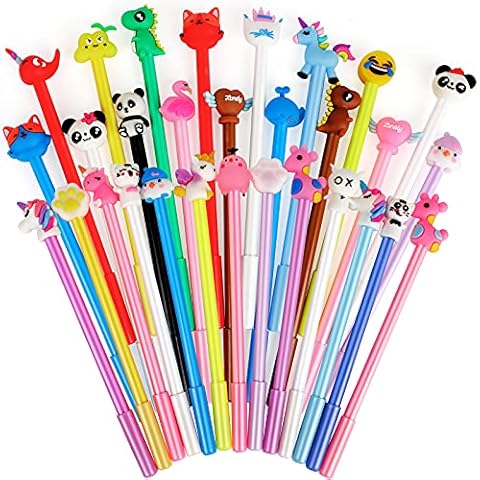 yuechen Stylos Animaux de Dessin Animé - 30 pcs Cover