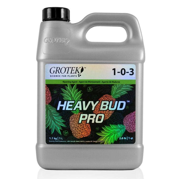 Grotek Fertilizante Heavy Bud Pro - Nutriente de Floración (4L)