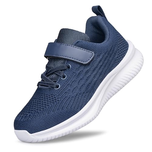 Boys Girls Sneakers Non-Slip Lightweight Running Shoes for Kids Breathable Tennis Shoes for Toddler/Little/Big Kid